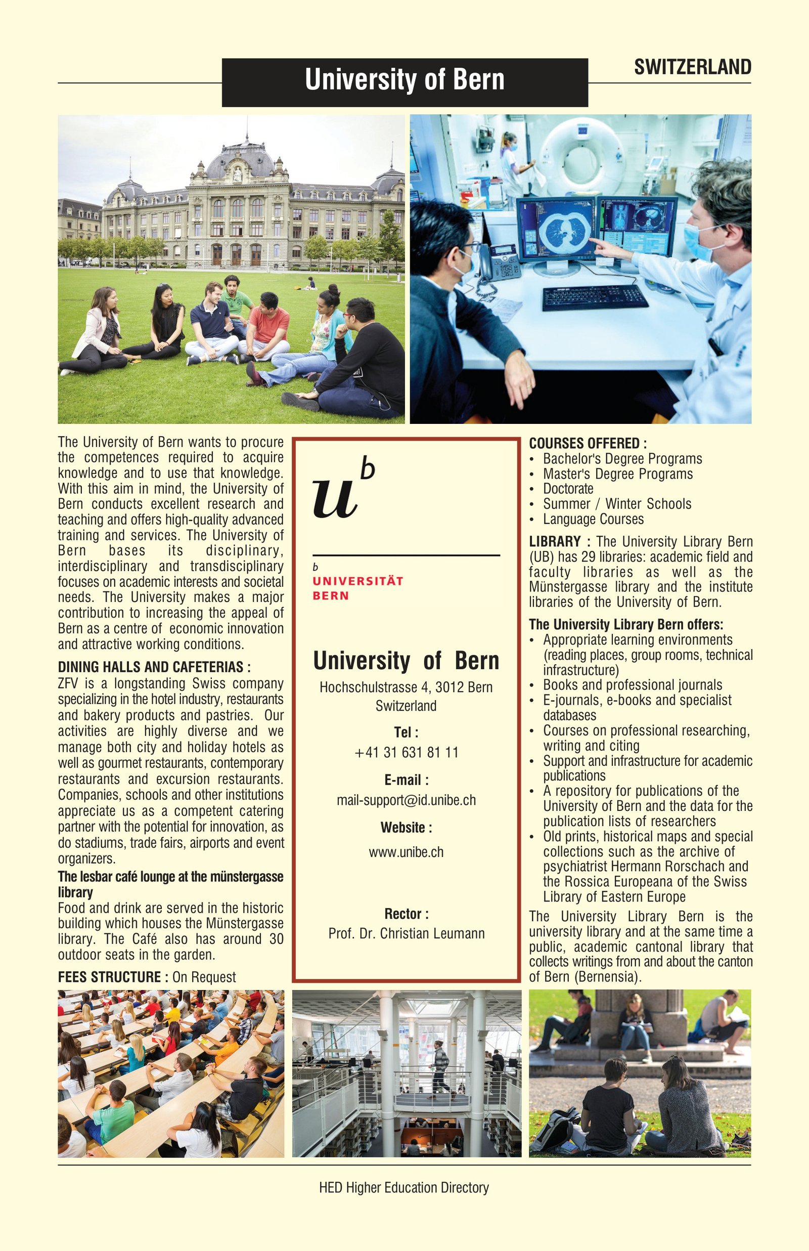 Higher Education Directory | HED